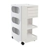 B-Line - Boby 33 Rollcontainer - weiß/3 Schubkästen