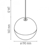 Flos - String Lights LED - Suspension - dessin au trait