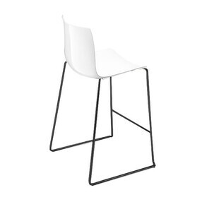 Arper - Catifa 46 0474 Barhocker niedr. einf. schwarz