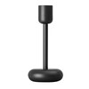 iittala - Nappula - Bougeoir - gris foncé/acier laqué/H 18.3cm
