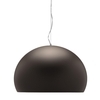Kartell - FL/Y LED Suspension Lamp matt - brown/opaque/Ø52cm