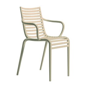 Driade - Chaise de jardin avec accoudoirs Pip-e
