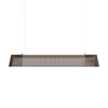 Secto Design - Owalo 7000 - Suspension LED - noir/laminé/2800K/1000lm/câble transparent