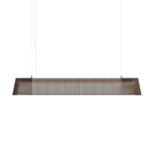 Secto Design - Owalo 7000 - Suspension LED - noir/laminé/2800K/1000lm/câble transparent
