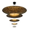 Catellani & Smith - Macchina Della Luce D LED - Suspension - or/laiton/2600K-2800K/6300lm/CRI80/IP20/disque Ø120/80/50/30/18cm