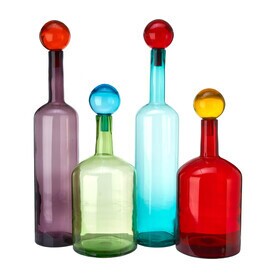 POLSPOTTEN - Bubbles & Bottles karaf XXL set van 4