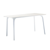 Magis - Table First Outdoor - Table rectangulaire - blanc/pied de table blanc/Taille 2/139x79,2cm