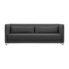 Softline - Metro - Canapé-lit - anthracite/étoffe felt 610/PxHxP 219x78x92cm/pieds chrome