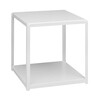 e15 - e15 FK12 FortyForty - Bijzettafel/Plank   - wit/40x40x40cm/2 plank verwijderbaar
