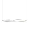 Nemo - In The Wind LED - Suspension horizontalement - blanc/mat/PxH 183x19cm/5700lm/2700K/ dimmable