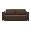 Softline - Cord - Canapé-Lit - marron/Filz 635/piètement en chrome/170x76x96cm/dimensions de couchage 148x200cm