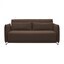 Softline - Cord Schlafsofa - braun/Filz 635/Gestell Chrom/170x76x96cm/Liegefläche 148x200cm