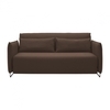 Softline - Cord - Canapé-Lit - marron/Filz 635/piètement en chrome/170x76x96cm/dimensions de couchage 148x200cm