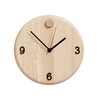 Andersen Furniture - Wood Time - Horloge murale Ø22cm - chêne blanc/numéros (3,6,9) échangeables/numéros en vert, orange et noir