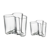 iittala - Set Promo Alvar Aalto - Set de 2 vases - transparent/1x vase 160mm + 1x vase 95mm