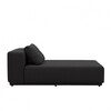 Softline - Nevada - Chaise-longue / lit de jour - anthracite/feutre 610/PxHxP 172x75x90cm/structure metal noir
