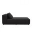 Softline - Nevada Chaiselongue - anthrazit/Stoff Filz 610/BxHxT 172x75x90cm/Gestell schwarz