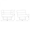 ClassiCon - Bibendum - Fauteuil piètement en chrome - dessin au trait
