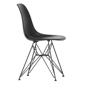 Vitra - Eames Plastic Side Chair DSR RE onderstel zwart