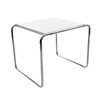 Knoll International - Laccio -  Table de salon carrée - blanc/stratifié/55x48x45cm