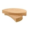 Schönbuch - Split Bowl Schale - Eiche natur geölt/H 3.6cm/Ø 25.5cm/handgefertigt