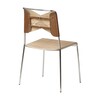 DesignHouseStockholm - Torso - Chaise - cognac/chêne/structure acier revêtu par poudre/52x83x47cm