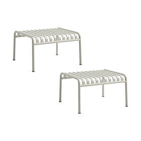 HAY - Palissade Ottoman/ Gartenbeistelltisch 2er Set