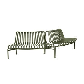 HAY - Palissade dining park bench Out/Out set van 2