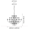 Flos - 2097 | 50 Chandelier - line drawing