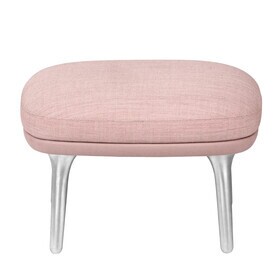 Fritz Hansen - Ro™ JH11 voetbank stof aluminium voeten