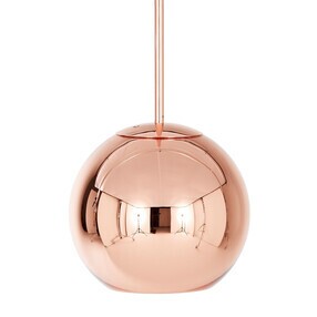 Tom Dixon - Copper Round LED Pendelleuchte Ø25cm