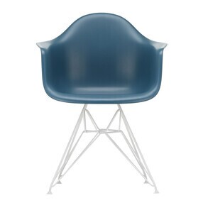 Vitra - Eames Plastic Armchair DAR RE White Base