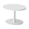 la palma - Brio Fix 40 - Bistro-/koffietafel onderstel wit - wit/HPL Fenix/Ø60cm/onderstel wit gelakt/for indoor & outdoor use