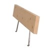 Moormann - Kampenwand Backrest Garden Bench - fir, rope red/untreated, galvanized steel