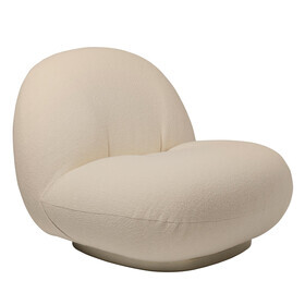 Gubi - Pacha lounge chair onderstel parel goud