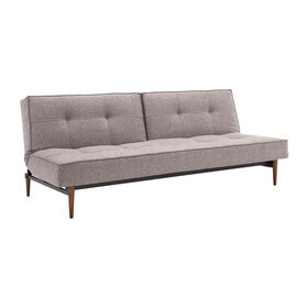 Innovation Living - Splitback Styletto Schlafsofa Holz dunkel 210x91cm