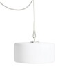 Fatboy - Thierry le Swinger - Lampe avec batterie - clair gris/H:20,5cm Ø 40,5cm/2700K