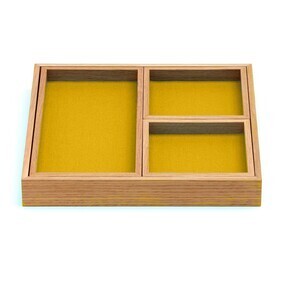 HEY-SIGN - Set de 4 plateaux