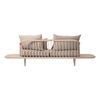 &tradition - FLY SC3 2-Sitzer Sofa mit Ablage