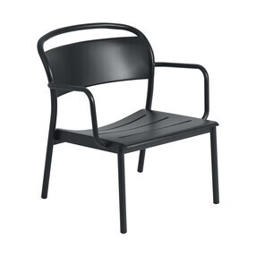 Muuto - Linear Steel Lounge Gartenarmlehnstuhl