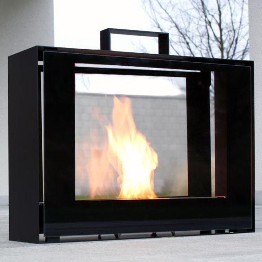 Conmoto Travelmate Mobile Fireplace, Portable Indoor Gel Fuel Fireplace