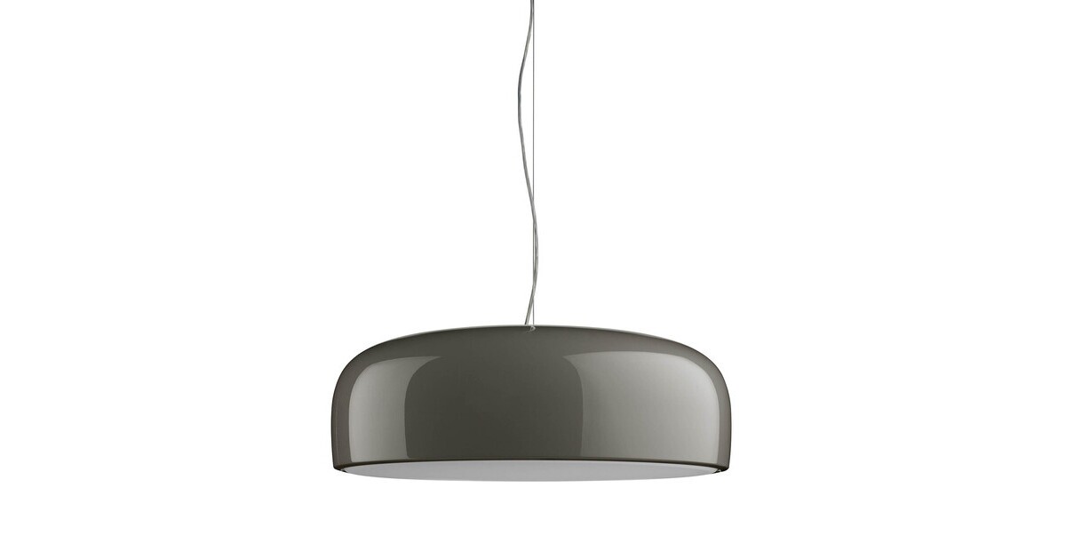 Smithfield Suspension Pendant Light Ceiling Lamp White/Black Shade Lamp Fixture 
