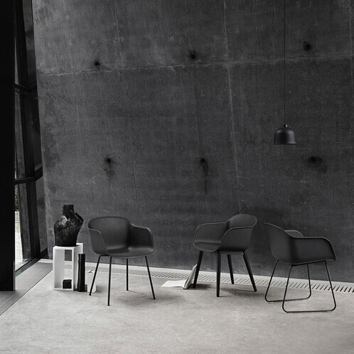 Muuto - Fiber Chair  Armchair With Sled Base