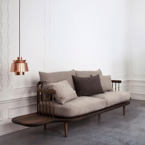 &tradition - FLY SC3 2-Sitzer Sofa mit Ablage