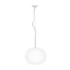 Flos - Glo Ball S2 - Suspension - blanc/verre/polyamide/H 406cm/Ø 45cm