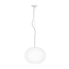 Flos - Glo Ball S2 - Suspension - blanc/verre/polyamide/H 406cm/Ø 45cm