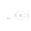 ferm LIVING - Record Shade - Abat-jour - dessin au trait