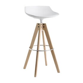 MDF Italia - Flow - Barkruk onderstel eiken 65cm