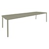 emu - Yard Aluminium Gartentisch ausziehbar - grau/grün/pulverbeschichtet/LxBxH 160+55+55x97,5x74cm