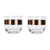 Tom Dixon - Tank - 2 Verres whisky - cuivre/transparent/soufflé/H 8cm/Ø 8.5cm
